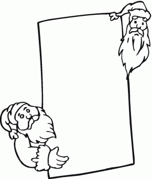 Święty Mikołaj kolorowanki